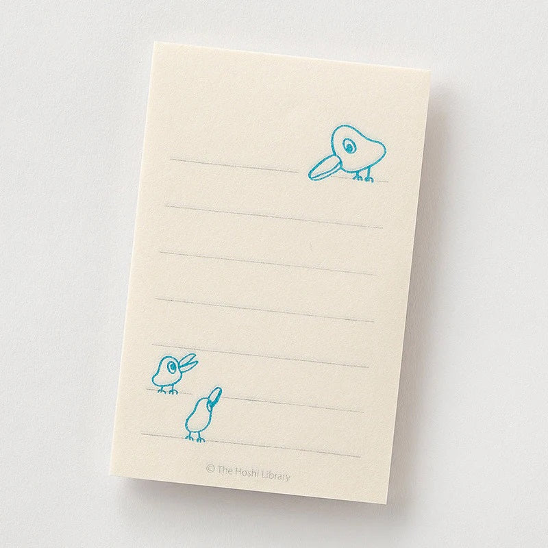 【ドラマと読書】文豪グッズ　星新一 ホシヅルいっぴつせん Short Short Memo