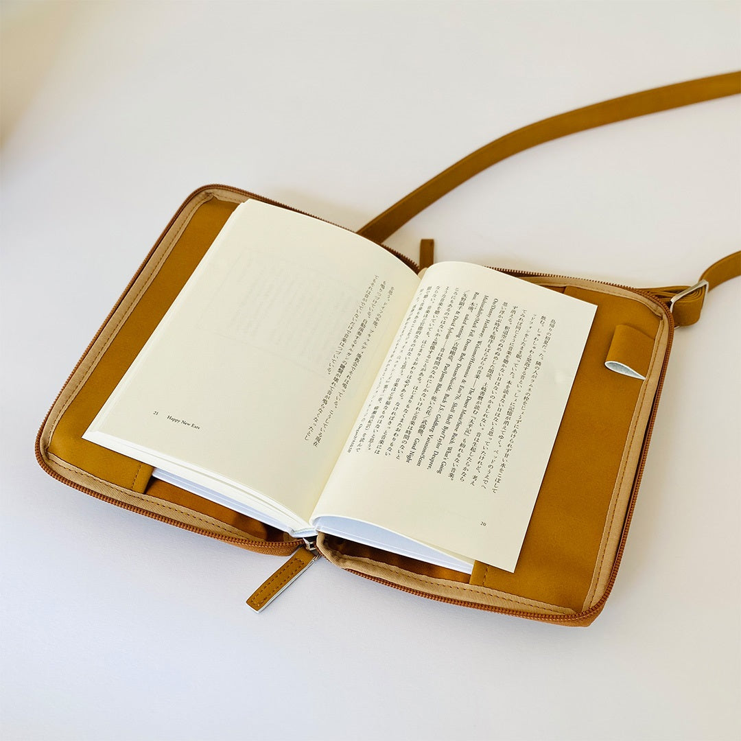 【ドラマと読書】読書グッズ　四六判 読むしかできないブックショルダー [2way]