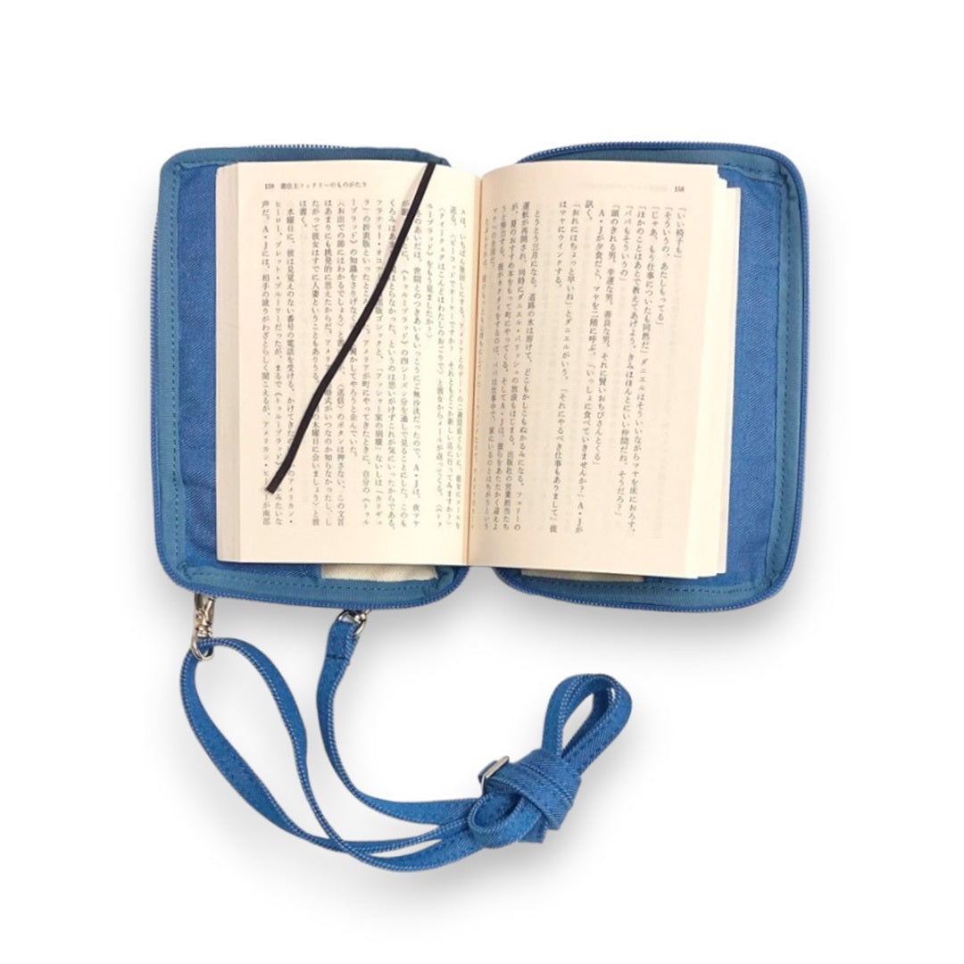 【ドラマと読書】読書グッズ　文庫判 読むしかできないブックショルダー [2way]