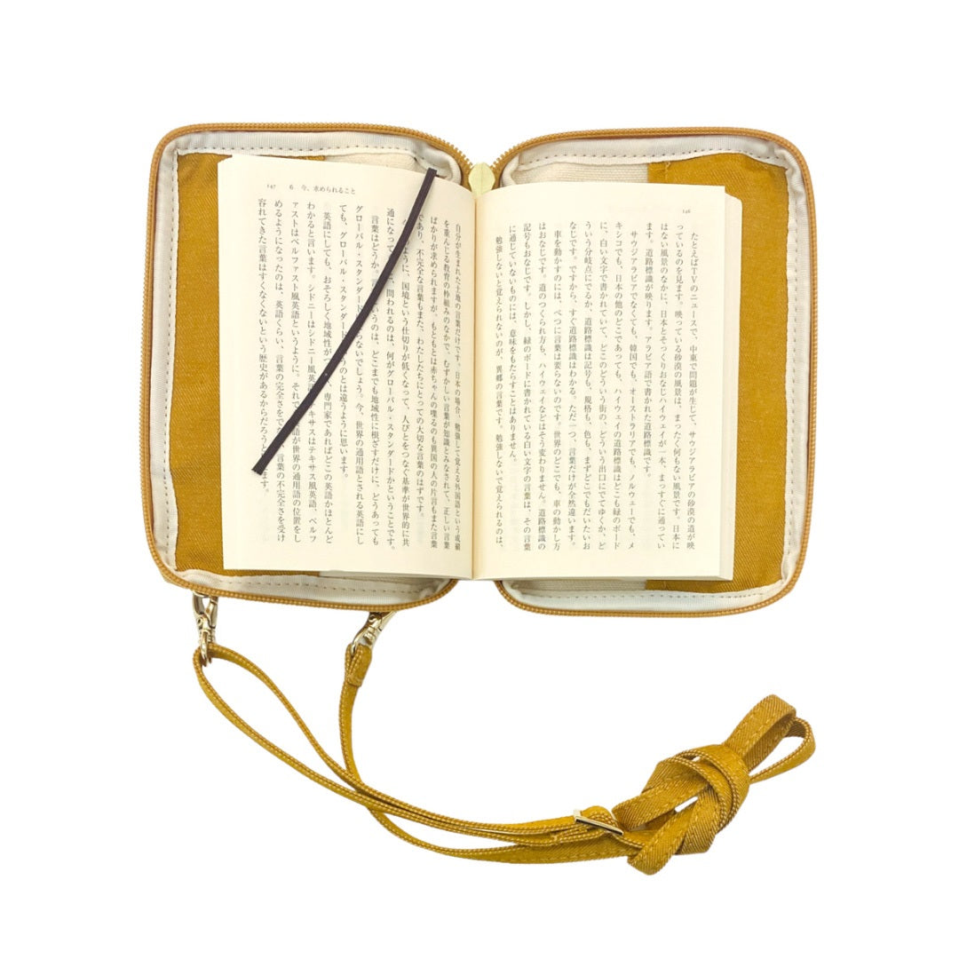 【ドラマと読書】読書グッズ　文庫判 読むしかできないブックショルダー [2way]