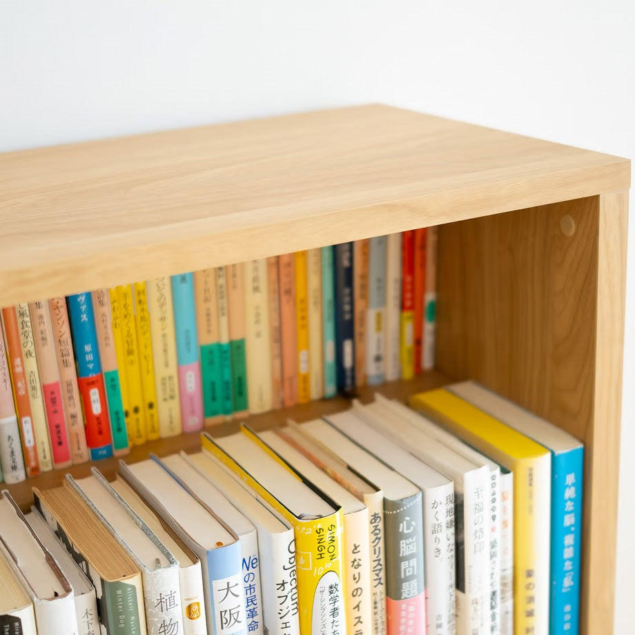 【ドラマと読書】BIBLIOPHILIC　黒猫の本棚 STACKING SHELF 3段　REGULAR×REGULAR×REGULAR FLAT TOP