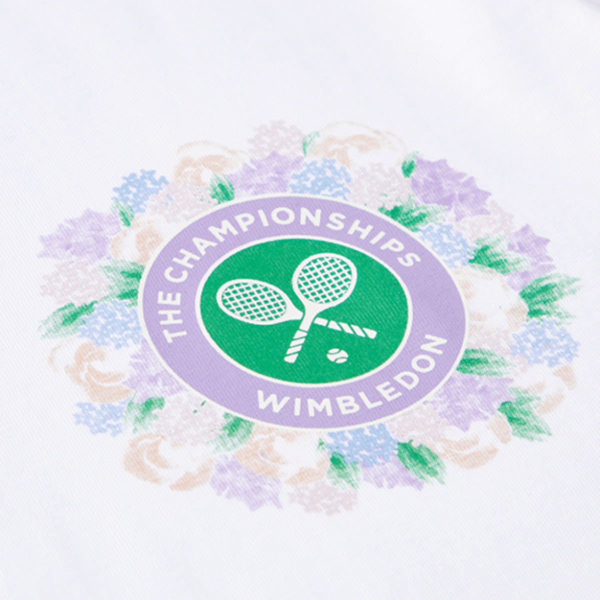 【ウィンブルドンテニス】ウィンメンズフラワーロゴTシャツ