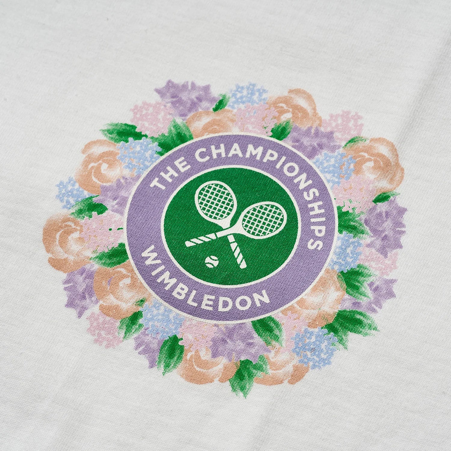 【ウィンブルドンテニス】ウィンメンズフラワーロゴTシャツ