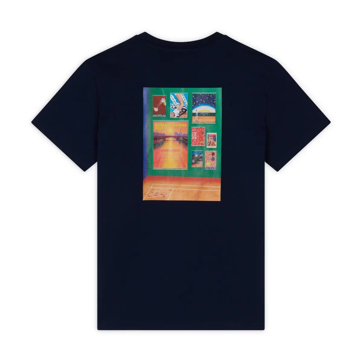 全仏オープンテニス】ローランギャロス モザイクTシャツ （ネイビー