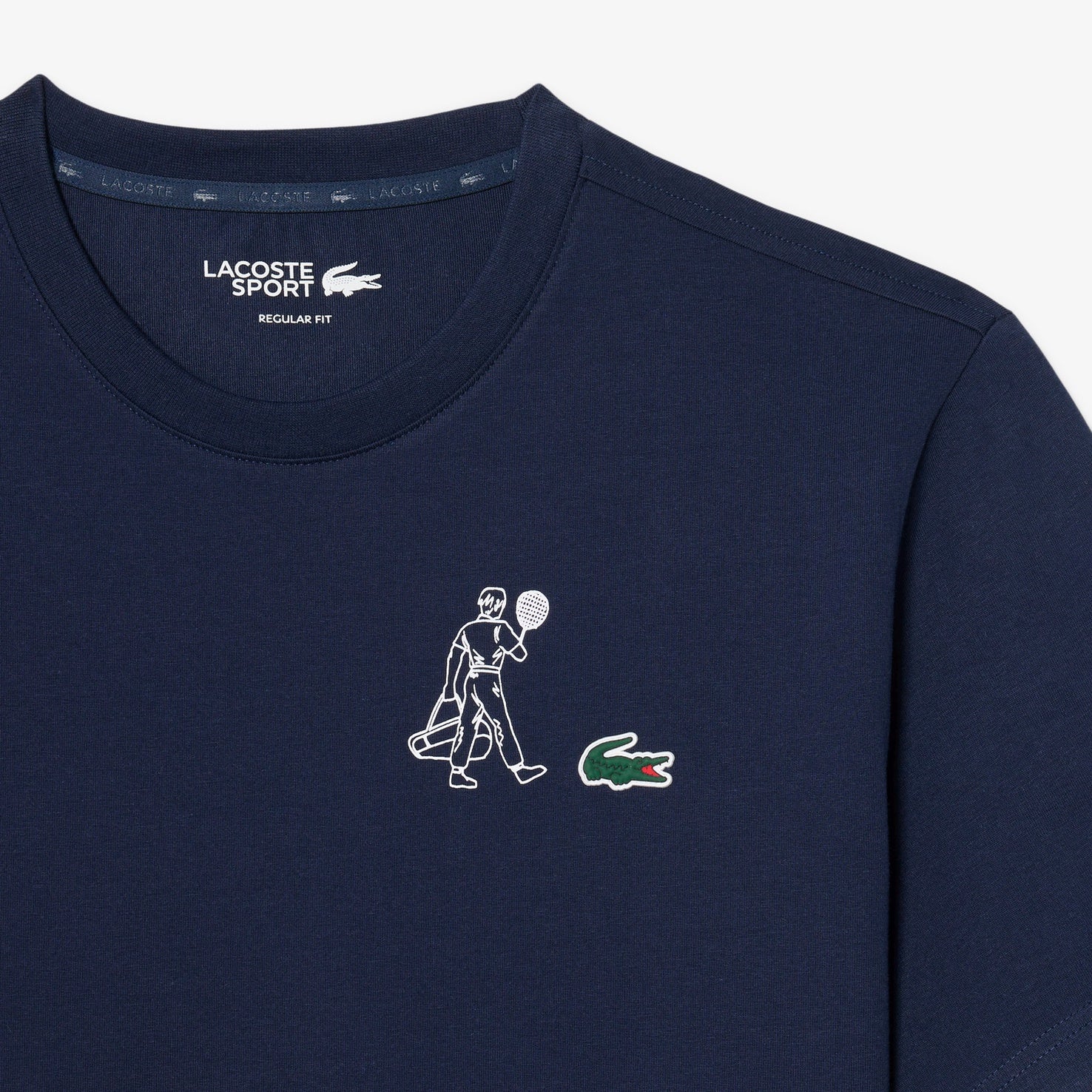 ラコステ/LACOSTE】ウルトラドライ バックプリント テニスTシャツ