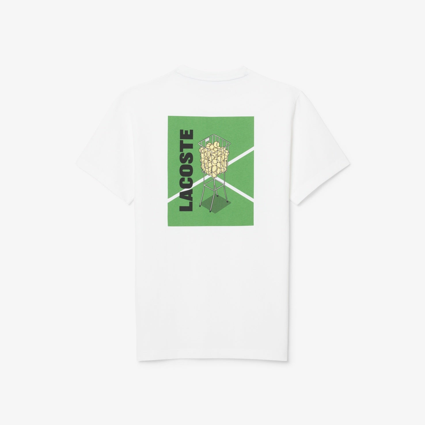 【ラコステ/LACOSTE】ウルトラドライ バックプリント ボールバスケットTシャツ