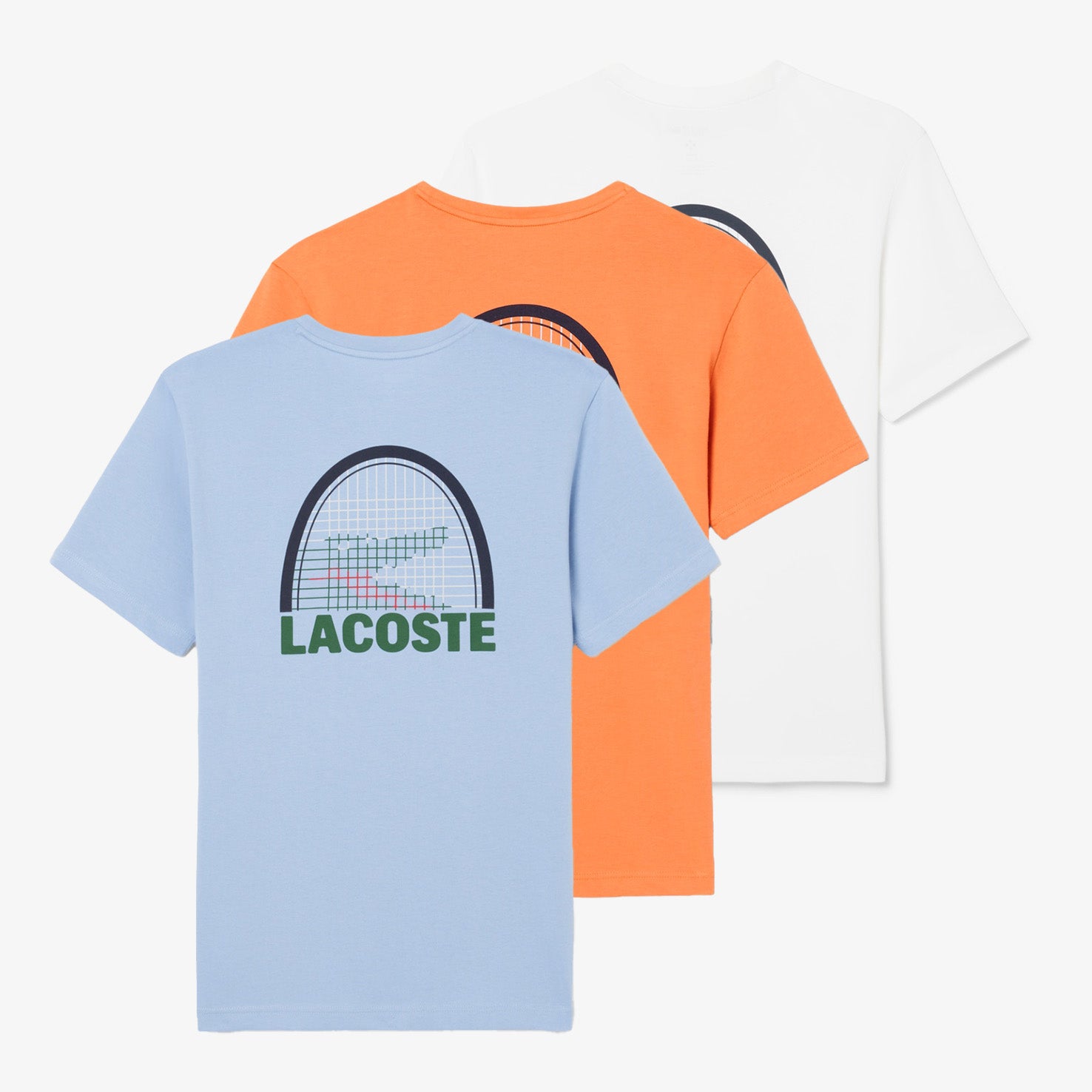 【ラコステ/LACOSTE】『ダニール・メドベージェフ』ラケットプリント ウルトラドライTシャツ