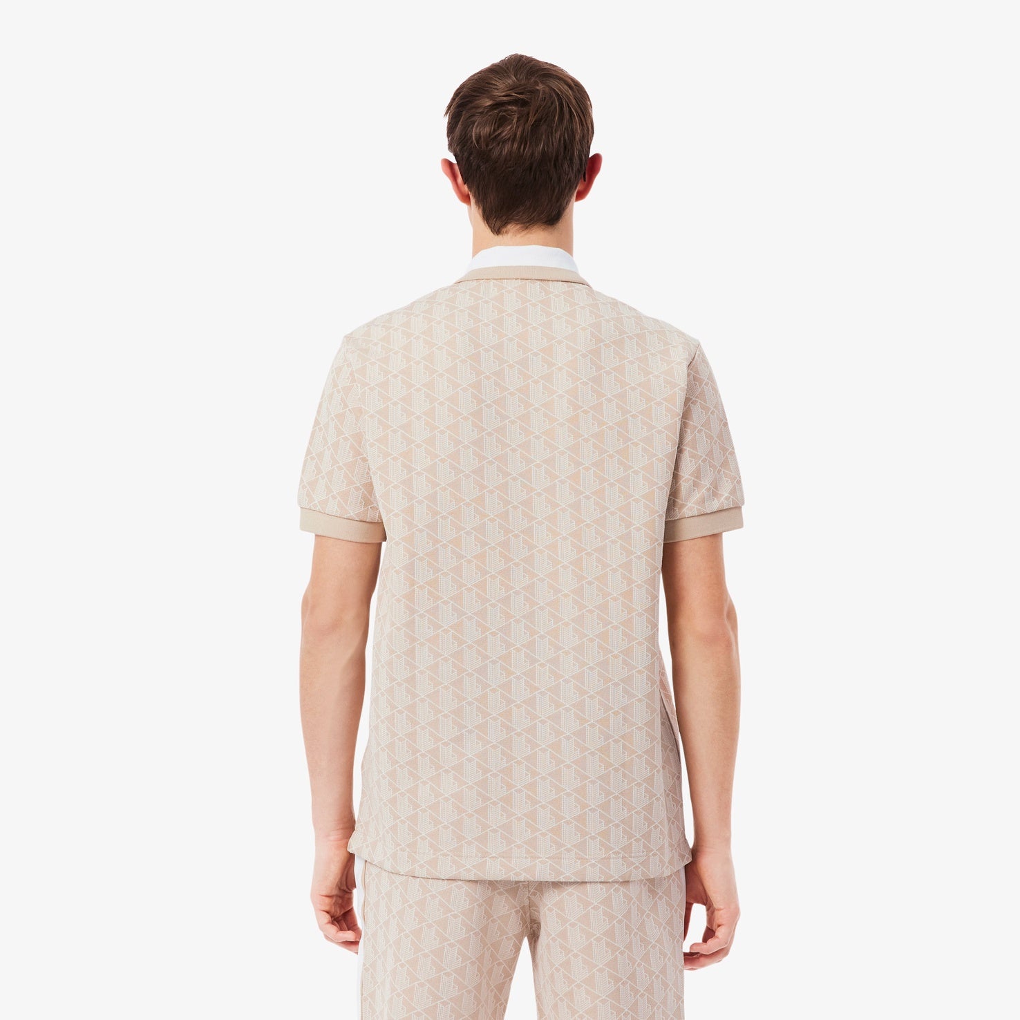 【ラコステ/LACOSTE】モノグラムジャカードポロシャツ