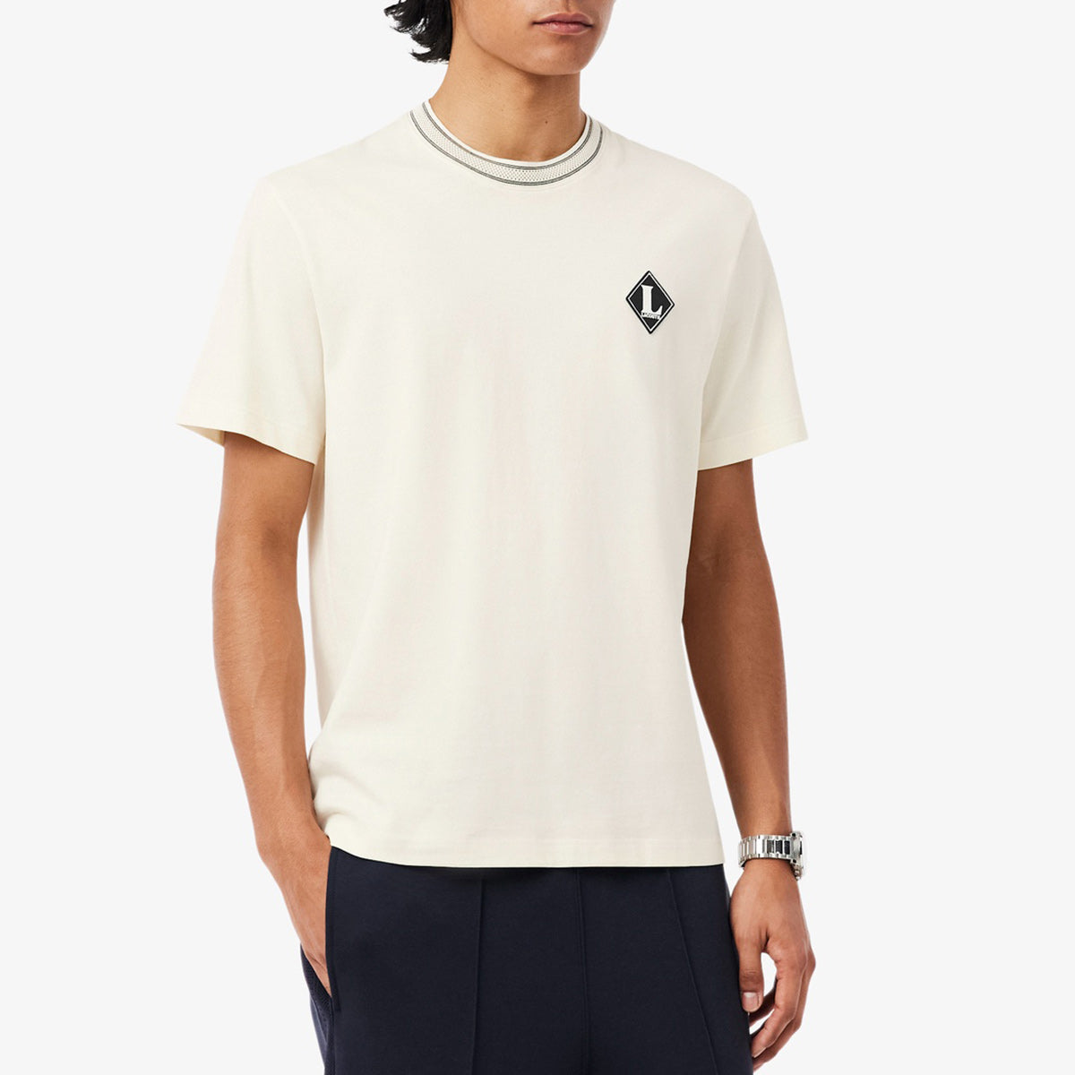 【ラコステ/LACOSTE】バッジTシャツ