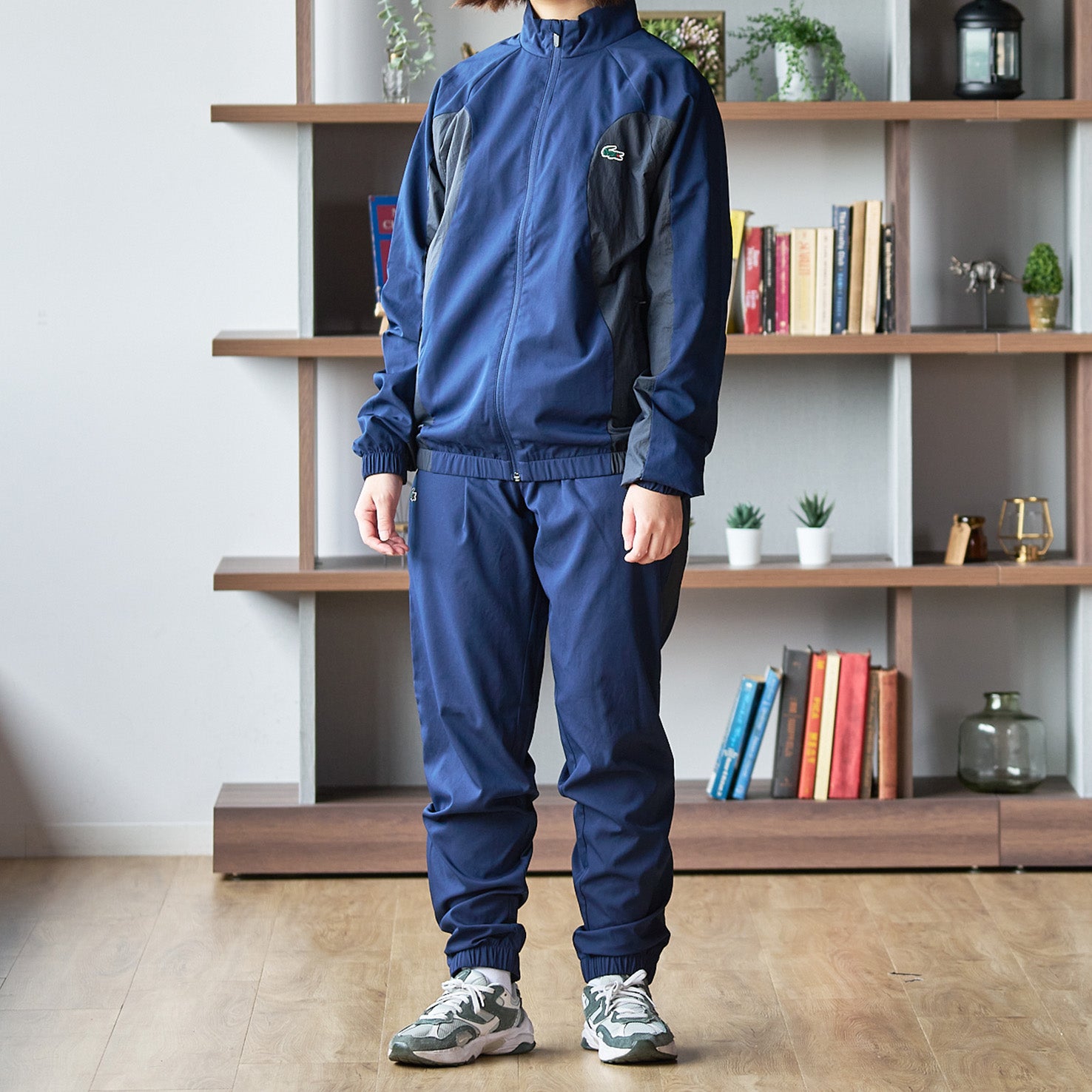 ラコステ　トラックスーツ　ジャケット　パンツ　サイズM相当　テニス　ジョコビッチ ラコステ/LACOSTE】撥水加工テニストラックスーツ | WOWOW百貨店