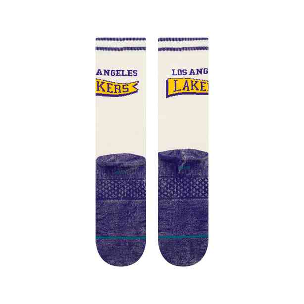 NBAチームソックス レイカーズ LAKERS VICTORY CREW 【STANCE×NBA
