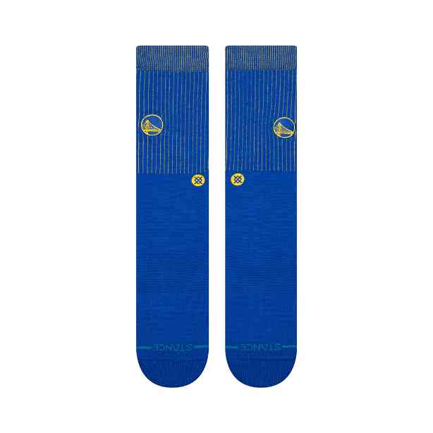 NBAチームソックス ウォリアーズ WARRIORS BADGED CREW 【STANCE×NBA