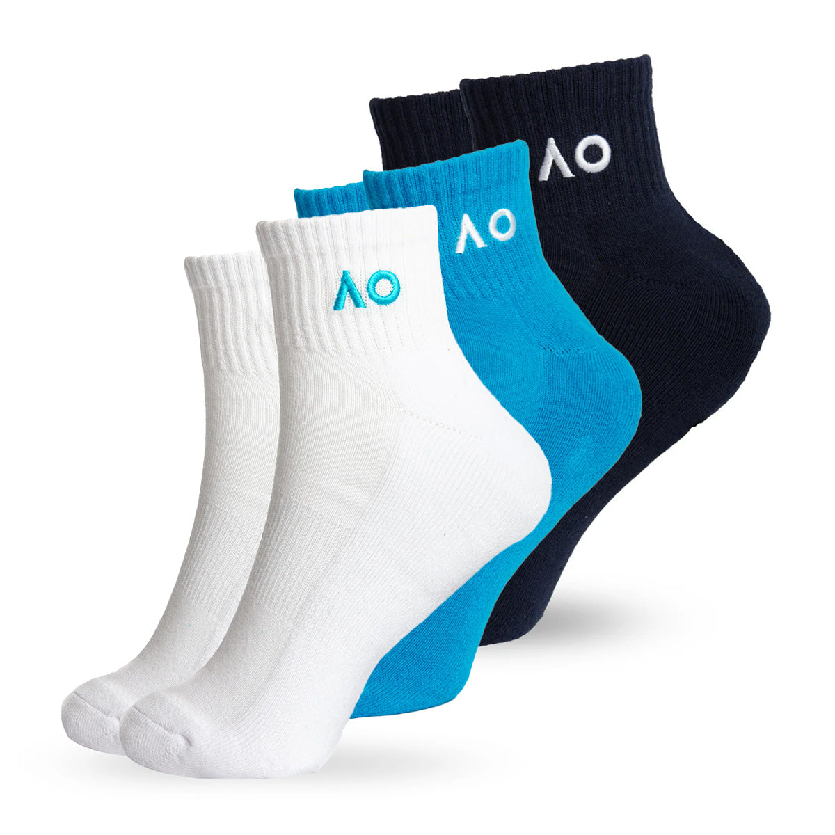 【全豪オープンテニス】AOロゴアンクルソックス