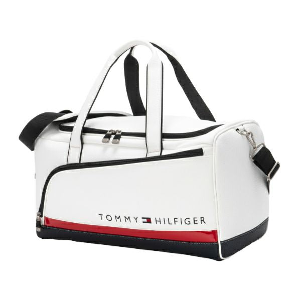 トミーヒルフィガーゴルフ 2WAY ボストンバッグ 白 トリコロール 新品 トミーヒルフィガーゴルフ／TOMMY HILFIGER GOLF】 ボストンバッグFACE