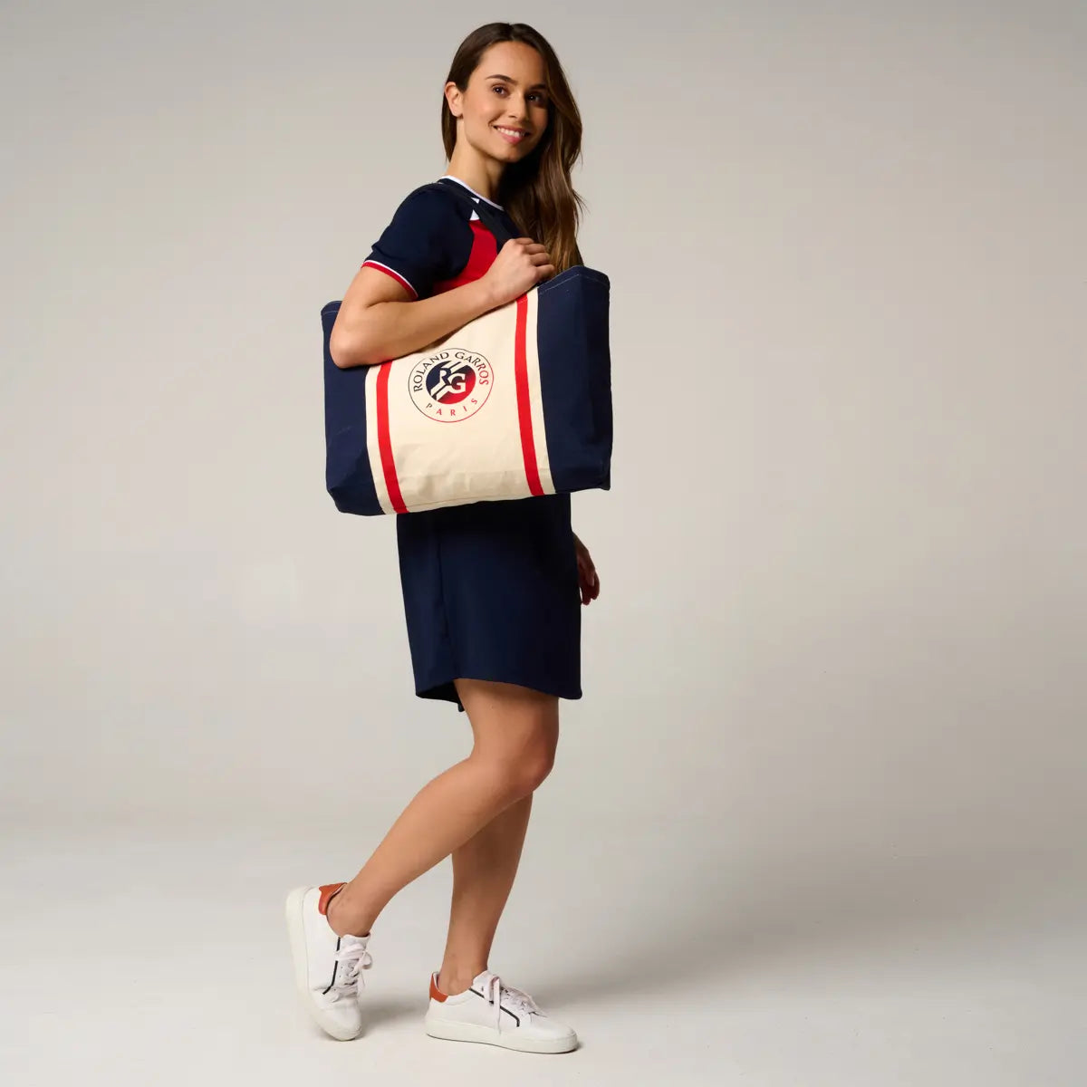 【全仏オープンテニス】ローランギャロス ショッピングバッグ　トリコロール