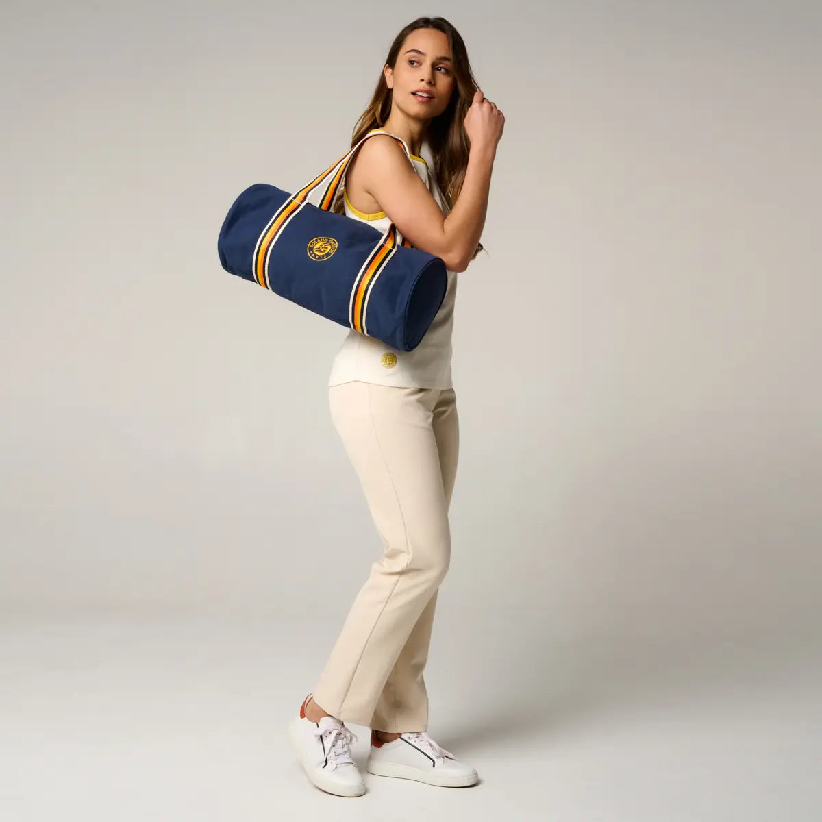 【全仏オープンテニス】ローランギャロス ロゴダッフルバッグ　