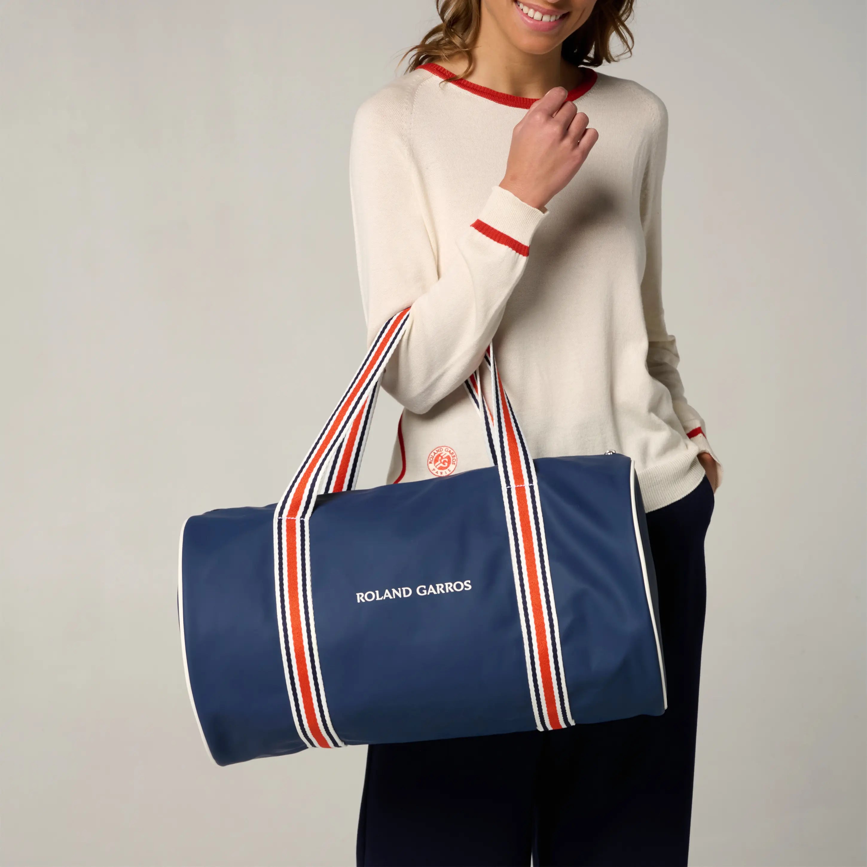 【全仏オープンテニス】ローランギャロス ダッフルバッグ　エッセンシャル（ネイビーブルー）