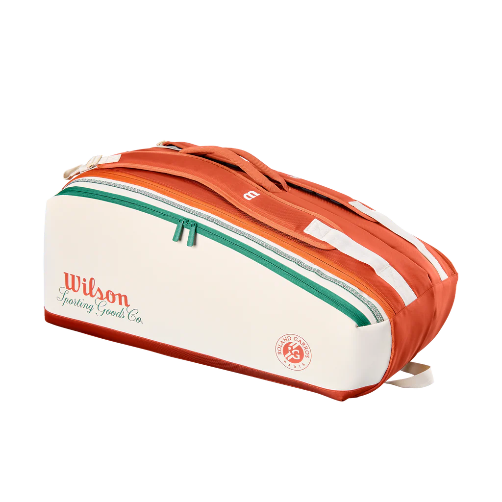 【Wilson/ウイルソン/ローラン・ギャロス】2026 9PK RACKET BAG Cream