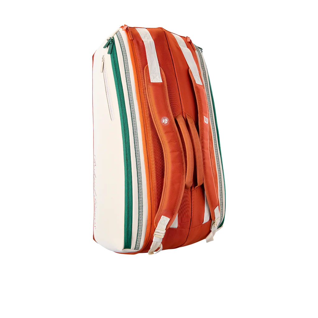 【Wilson/ウイルソン/ローラン・ギャロス】2026 9PK RACKET BAG Cream