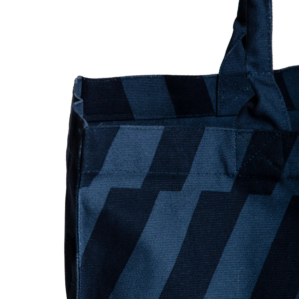 【全豪オープンテニス】コットン  ショッピングトートバッグ ストライプ