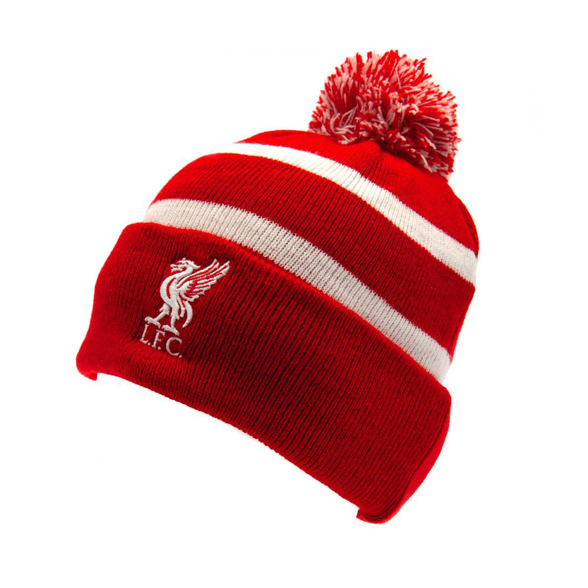 リヴァプール サッカーグッズ ボンボン付きニット帽