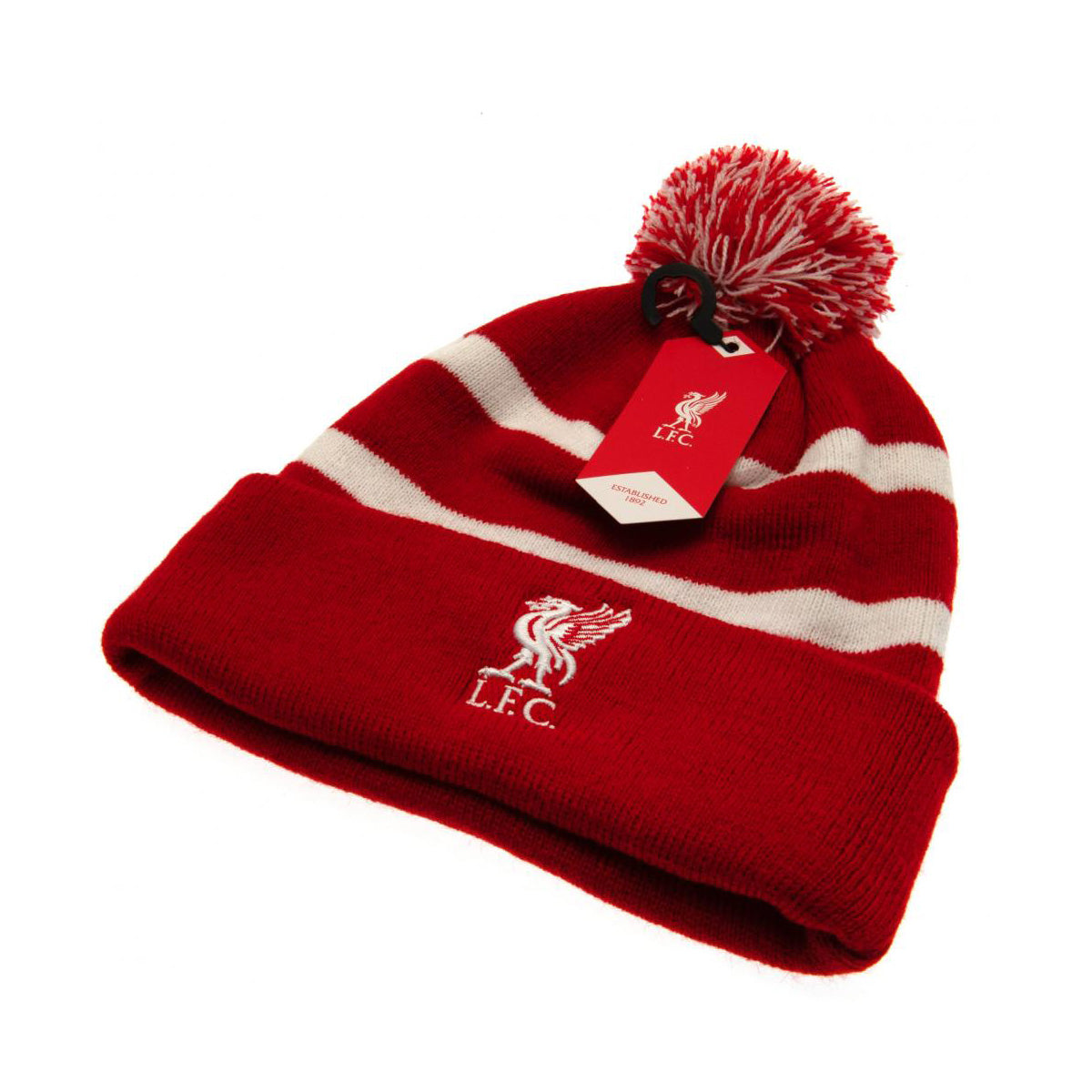 リヴァプール サッカーグッズ ボンボン付きニット帽