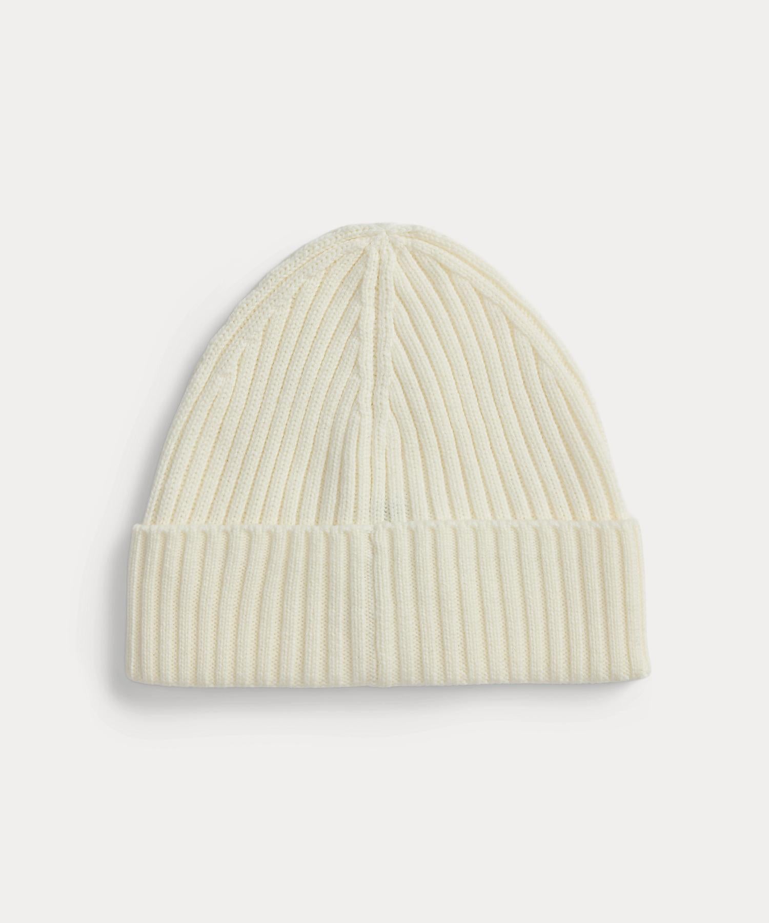 新品ポロベア　RLX PRCHMNT CR ホワイト ニット帽 RLX）Polo ベア ウール ビーニー | POLO GOLF｜RLX/ポロ ゴルフ