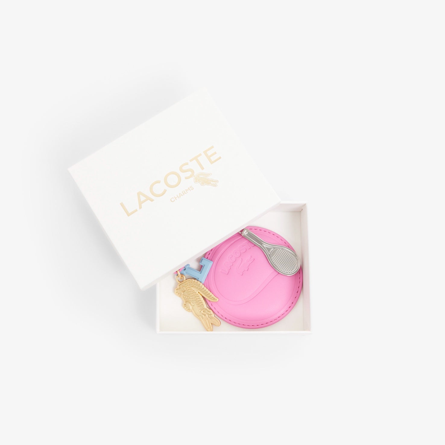 ラコステ/LACOSTE】ミラーラケットワニチャーム | WOWOW百貨店