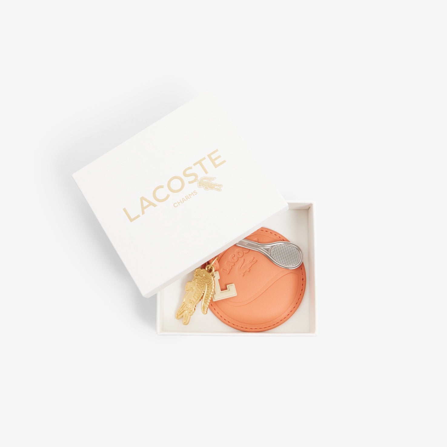 【ラコステ/LACOSTE】ミラーラケットワニチャーム