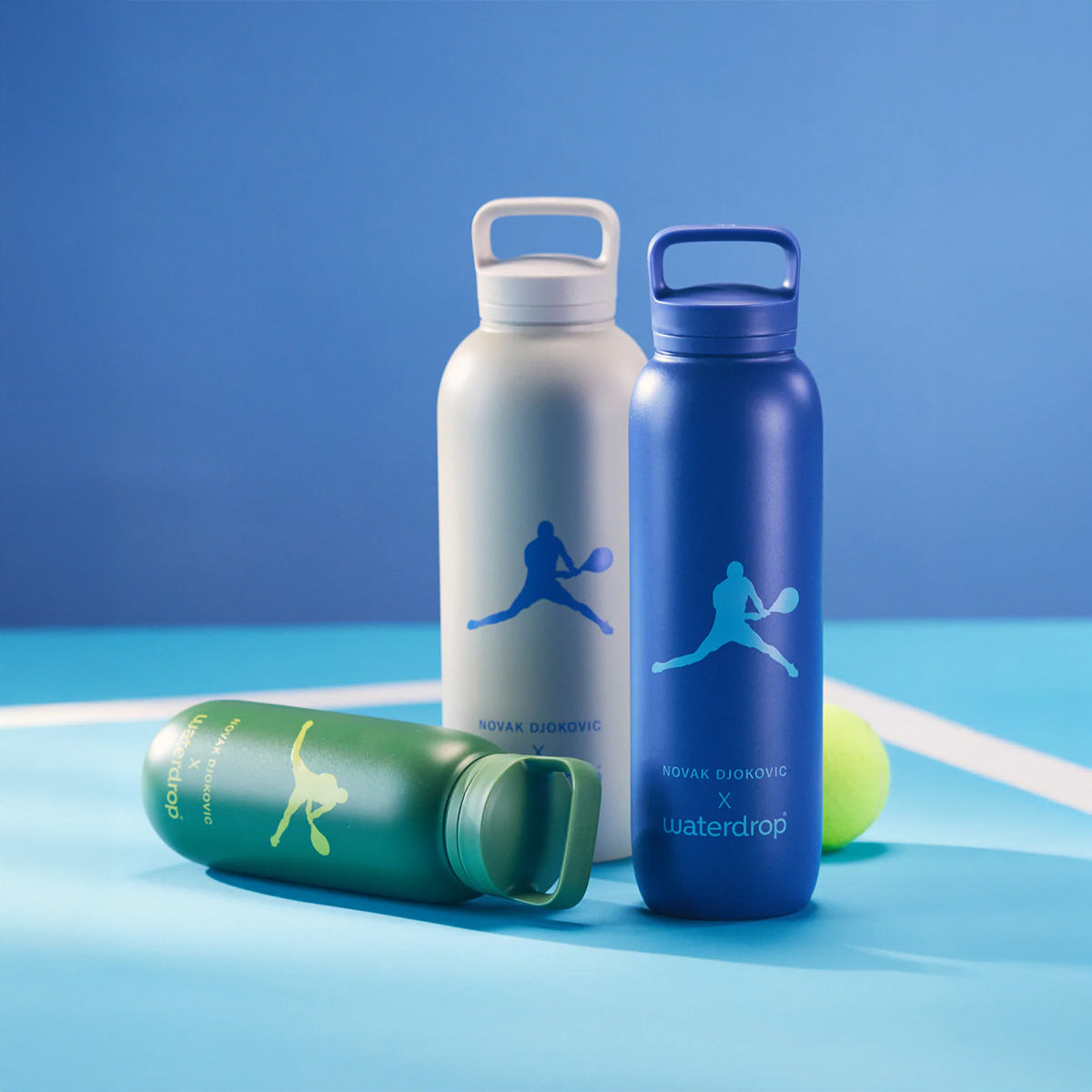 waterdrop ジョコビッチモデル　限定品　1リットル waterdrop】ノバク・ジョコビッチ ボトル1L | WOWOW百貨店