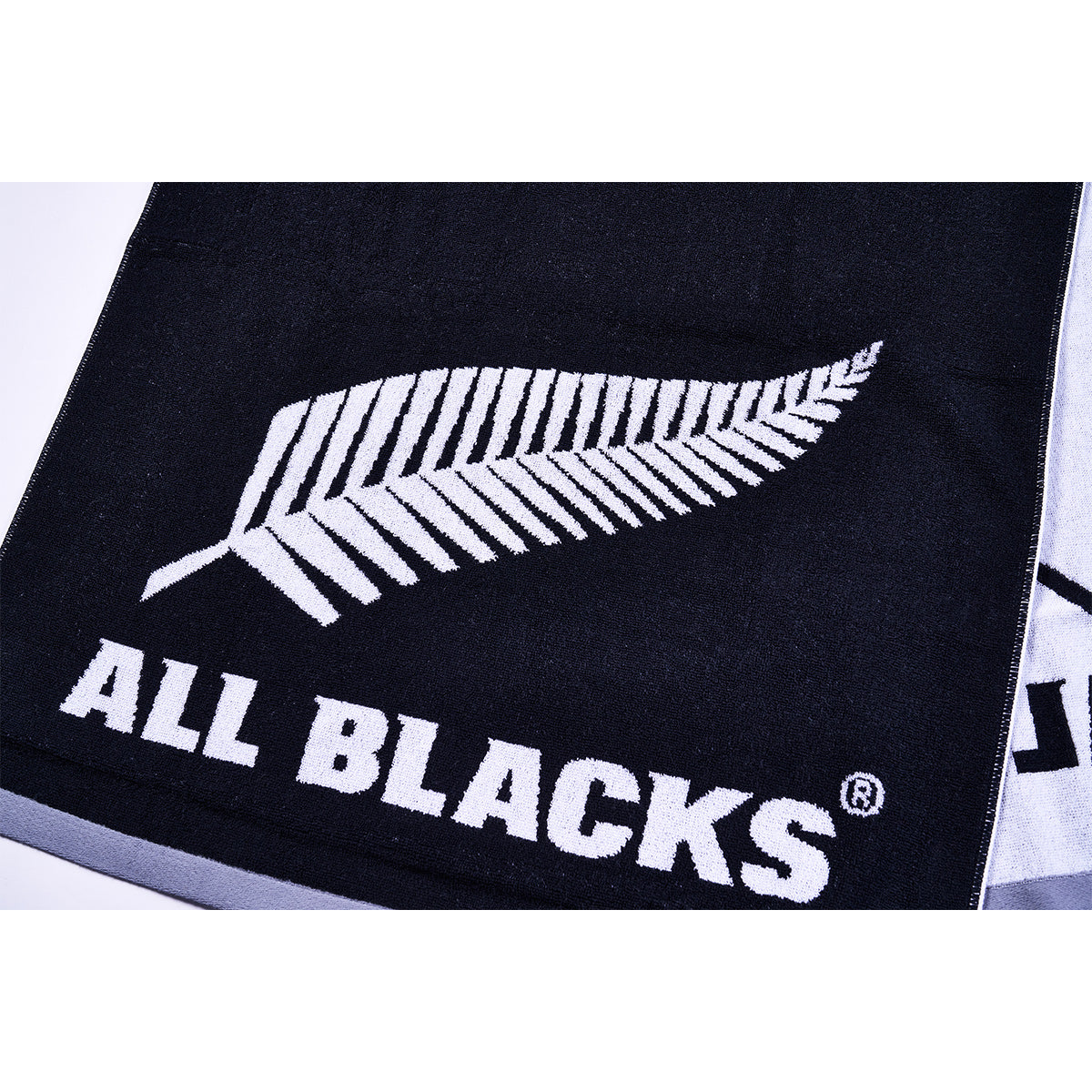 ラグビー】オールブラックス (ALL BLACKS) ジャガード織 バスタオル