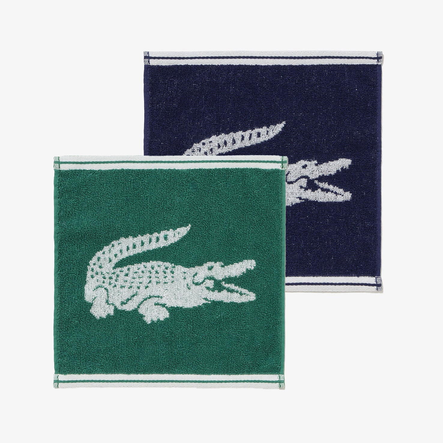 【ラコステ/LACOSTE】ワニロゴジャカードハンカチタオル