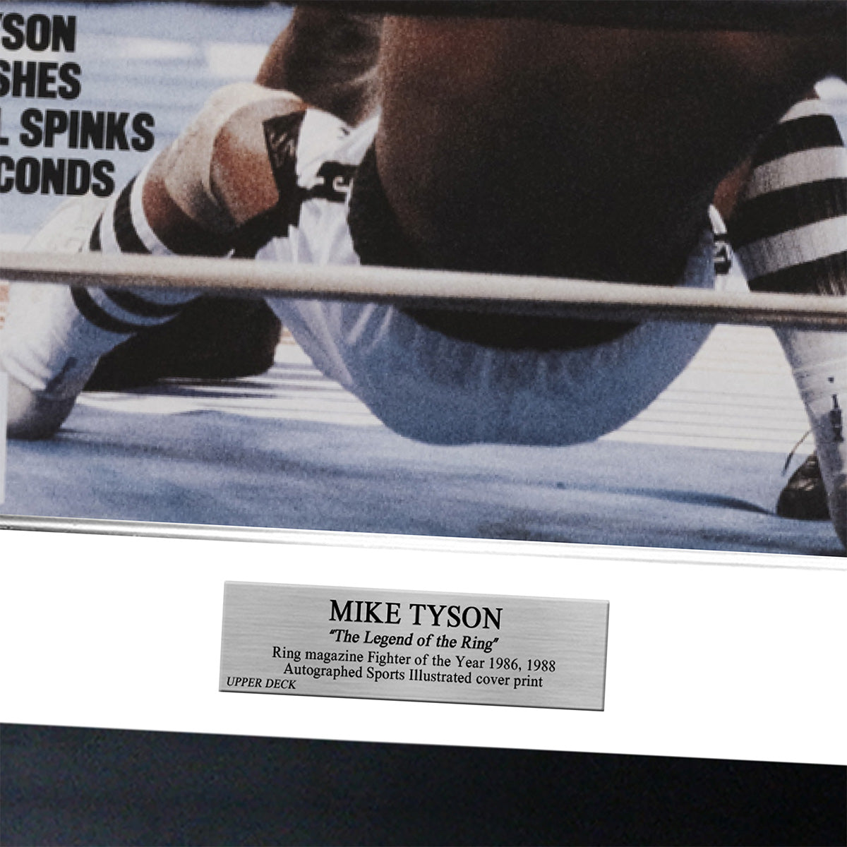 【メモラビリア】 マイク・タイソン 1988 WBC HEAVYWEIGHT TITLE SPORTS ILLUSTRATED COVER POSTER