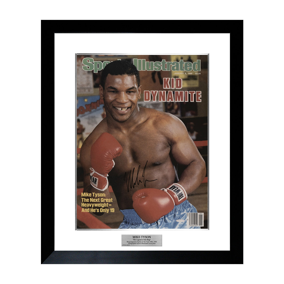 【メモラビリア】 マイク・タイソン KID DYNAMITE SPORTS ILLUSTRATED COVER POSTER