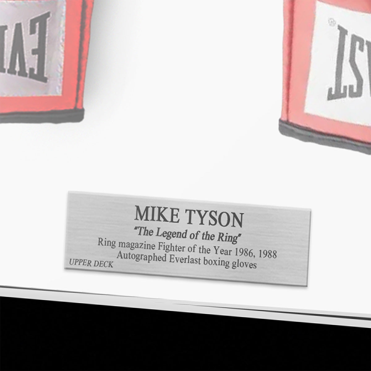 【メモラビリア】 マイク・タイソン EVERLAST RED AUTOGRAPH BOXING GLOVES NO INSCRIPTION