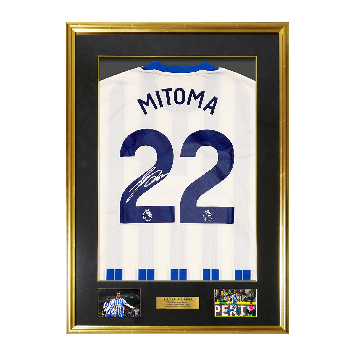 メイソン•マウント直筆サイン入りユニフォーム フレーム入り　証明書付き サイングッズ | WOWOW百貨店