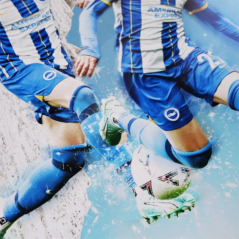 【メモラビリア】[世界限定22枚] 三笘薫直筆サイン入りグラフィックアート "The Albion"