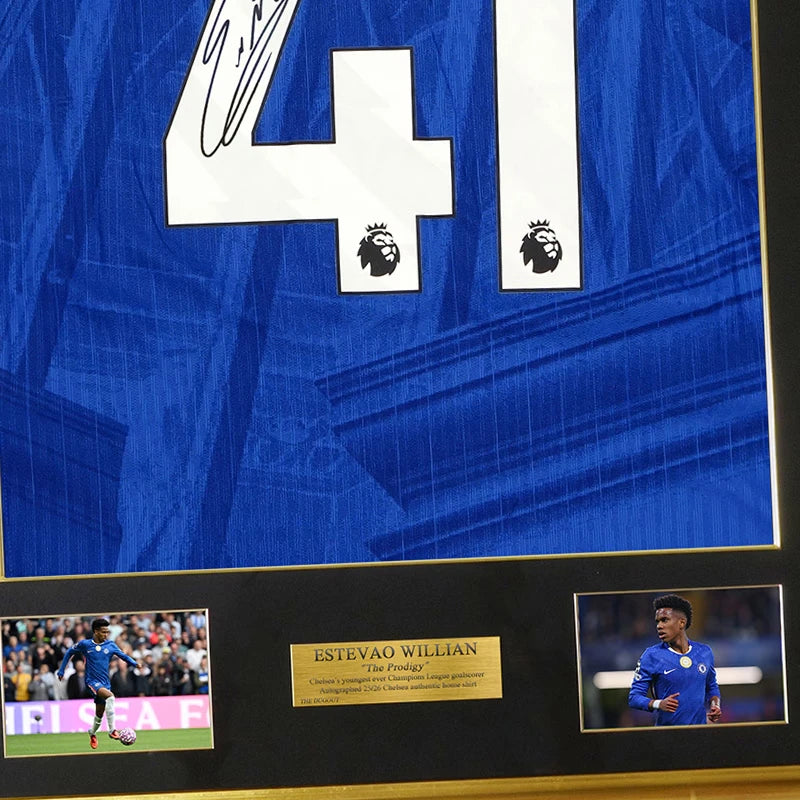 メモラビリア】エステヴァン直筆サイン入りチェルシー25/26ホーム