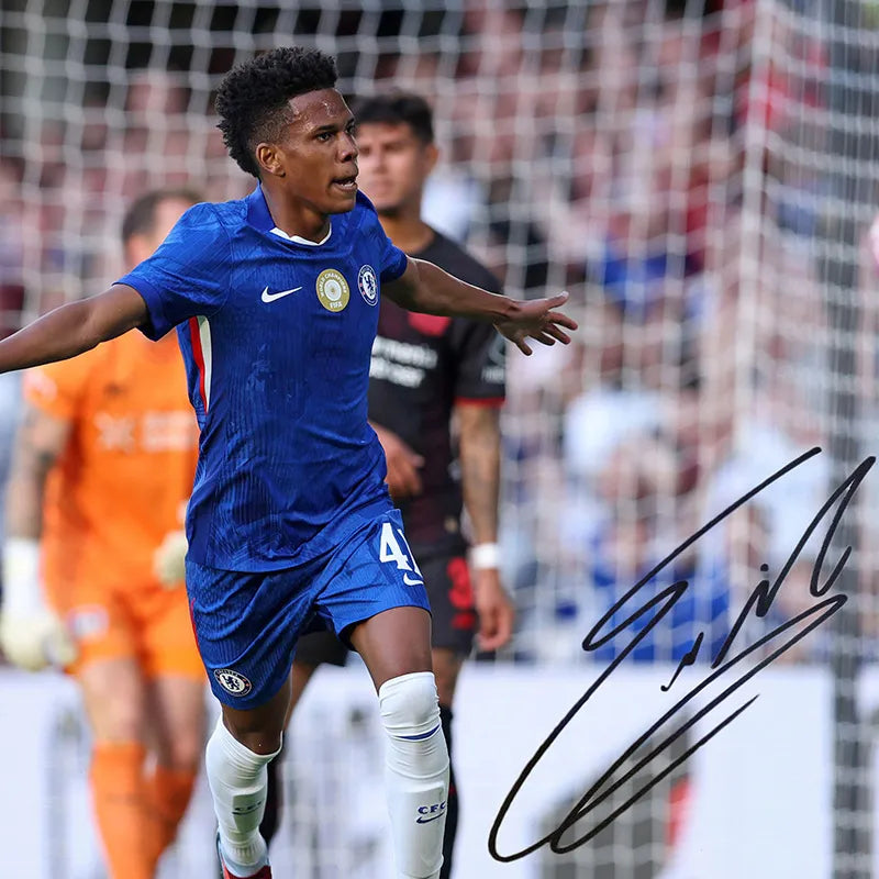 メモラビリア】エステヴァン直筆サイン入りチェルシー25/26フォト特製