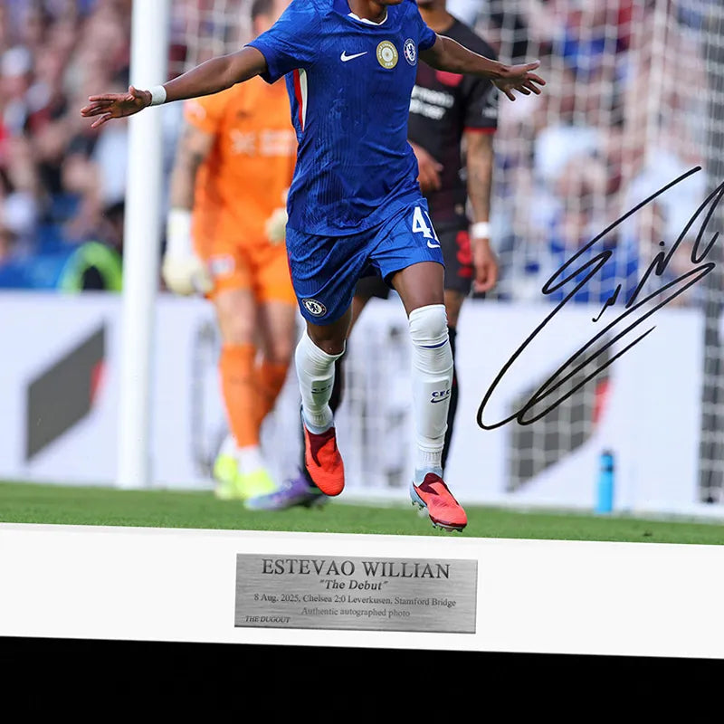 メモラビリア】エステヴァン直筆サイン入りチェルシー25/26フォト特製
