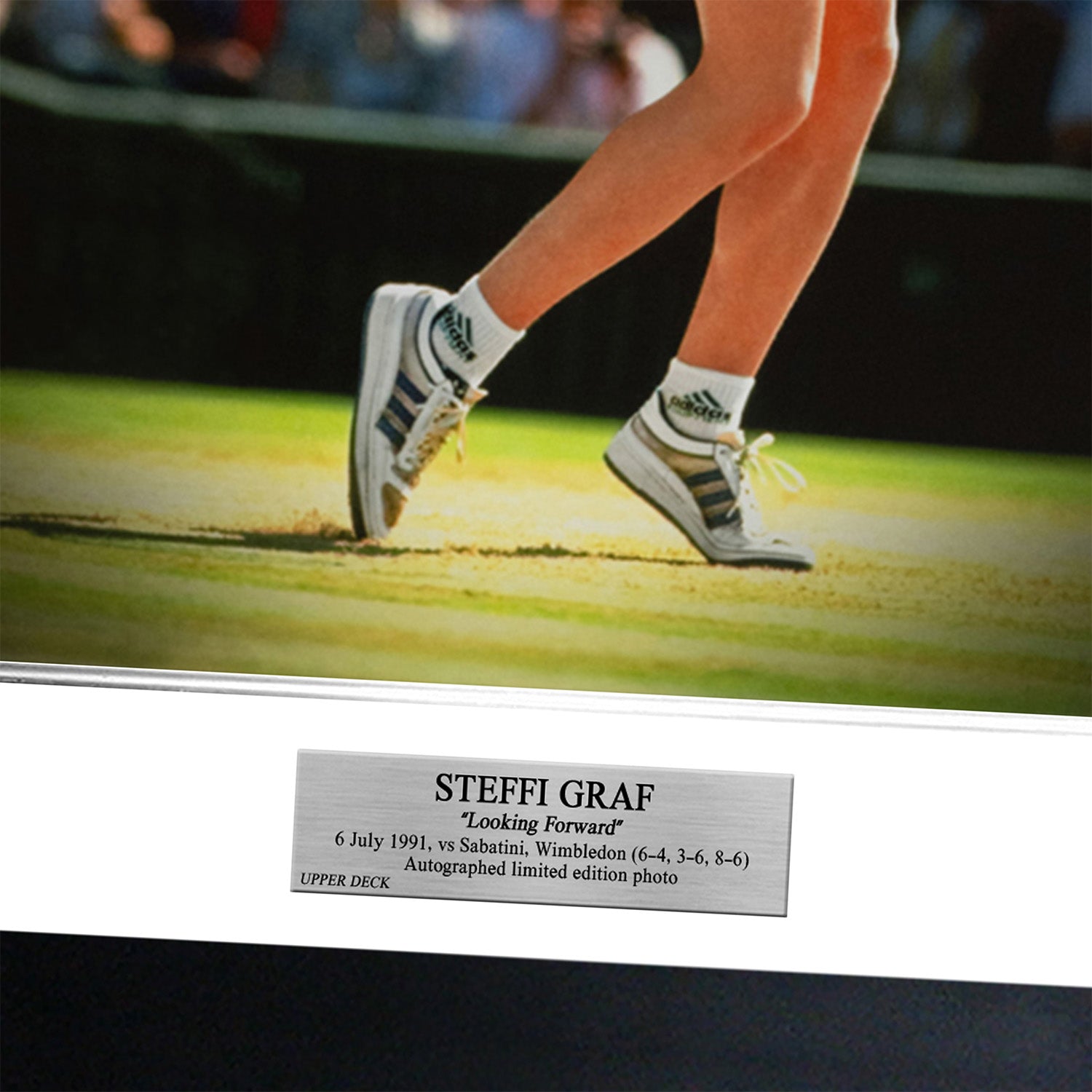 【メモラビリア】[世界限定25枚] シュテフィ・グラフ直筆サイン入りフォト “Looking Forward” 特製フレーム
