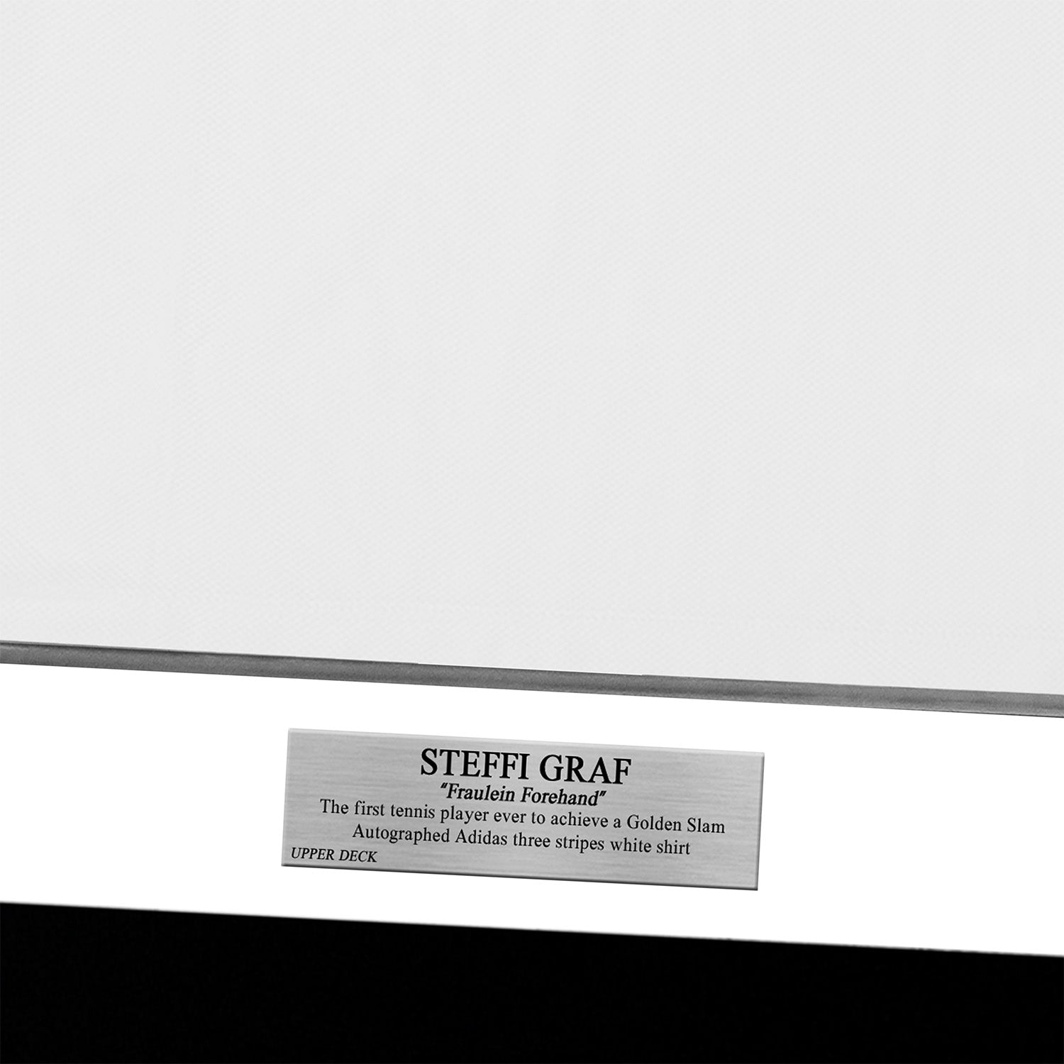 【メモラビリア】シュテフィ・グラフ直筆サイン入りアディダス シャツ 特製フレーム
