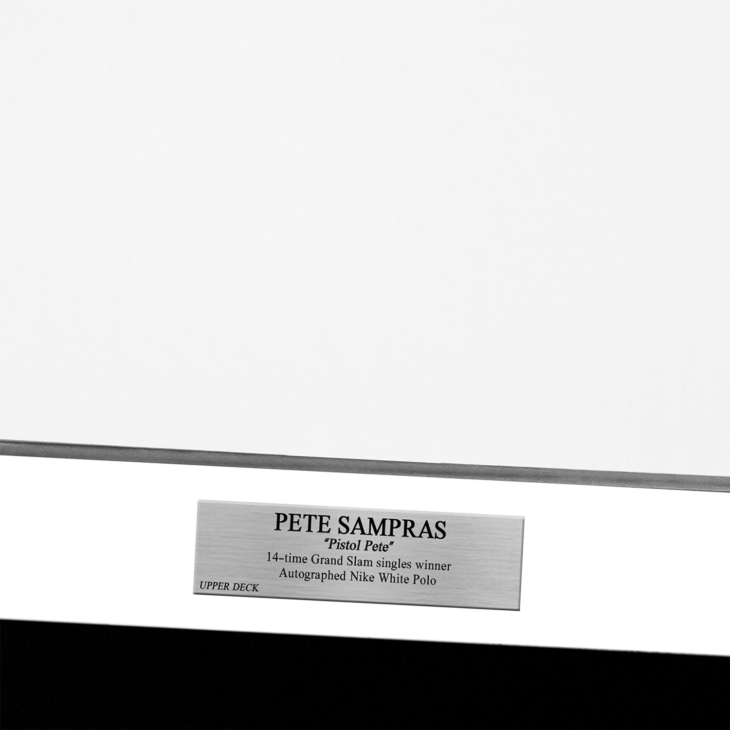 【メモラビリア】ピート・サンプラス直筆サイン入りナイキ ポロシャツ 特製フレーム