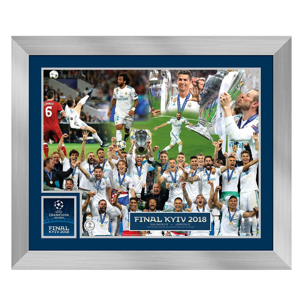 【UEFAチャンピオンズリーグ】 サッカー UCLファイナル 2018年 優勝のカップリフト フォト