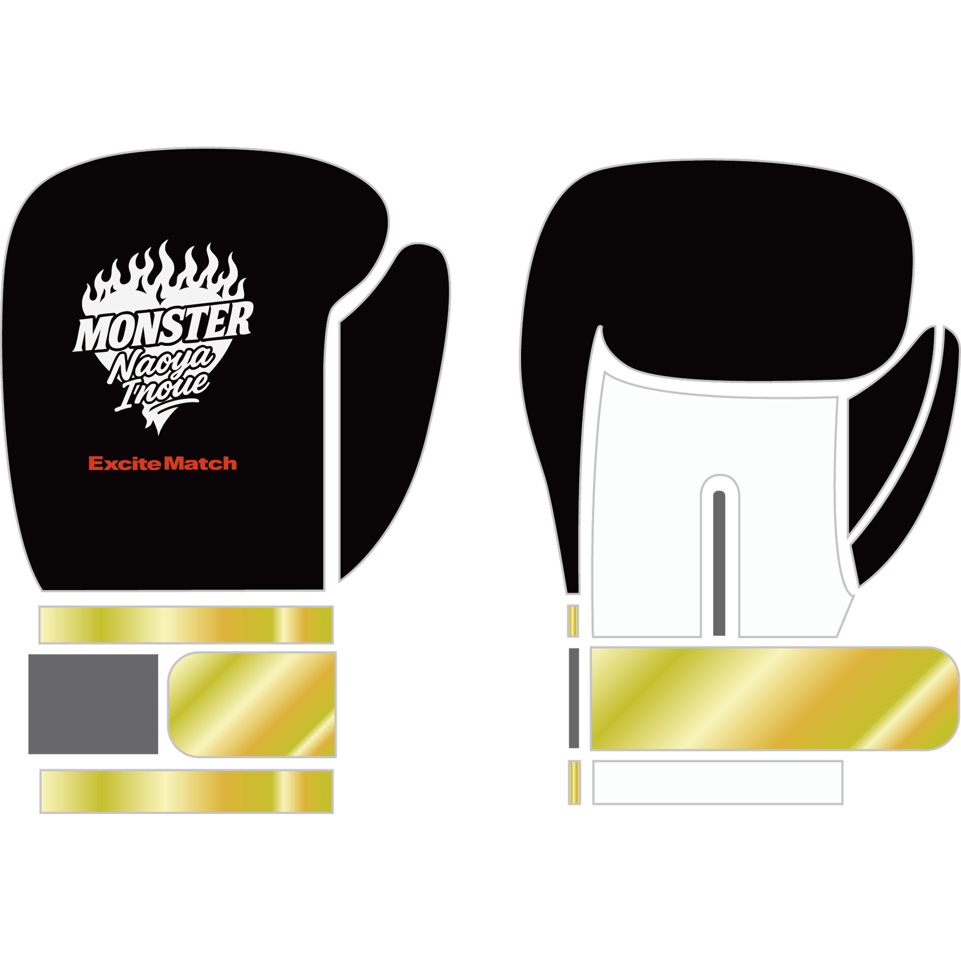 【NAOYA INOUE × ExciteMatch】MONSTER井上尚弥 2025  グローブ