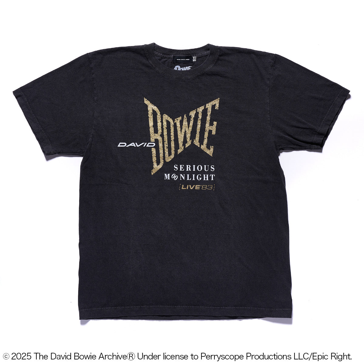 デヴィッド・ボウイ（DAVID BOWIE） Tシャツ グリッタープリント【グッドロックスピード/GOOD ROCK SPEED】