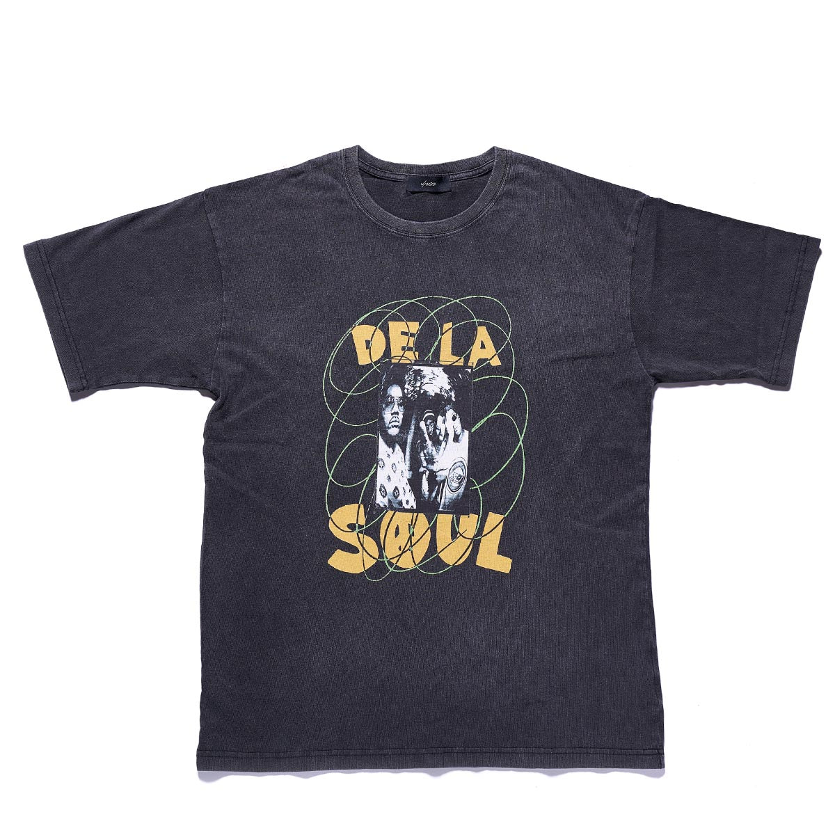 デ・ラ・ソウル（DE LA SOUL）SPIRAL PHOTO Tシャツ 【U/MUSIC
