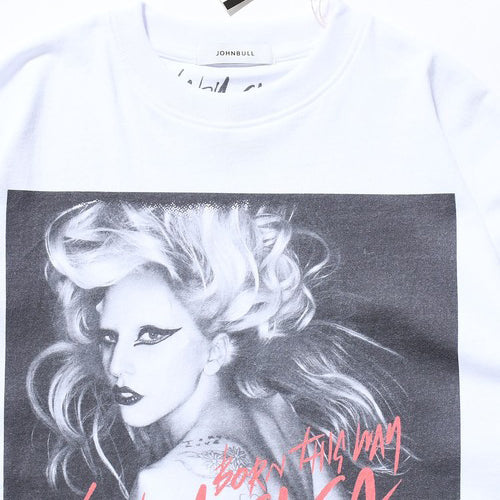 レディー・ガガ(LADY GAGA）BORN TISH WAY Tシャツ 【ジョンブル/JOHNBULL】