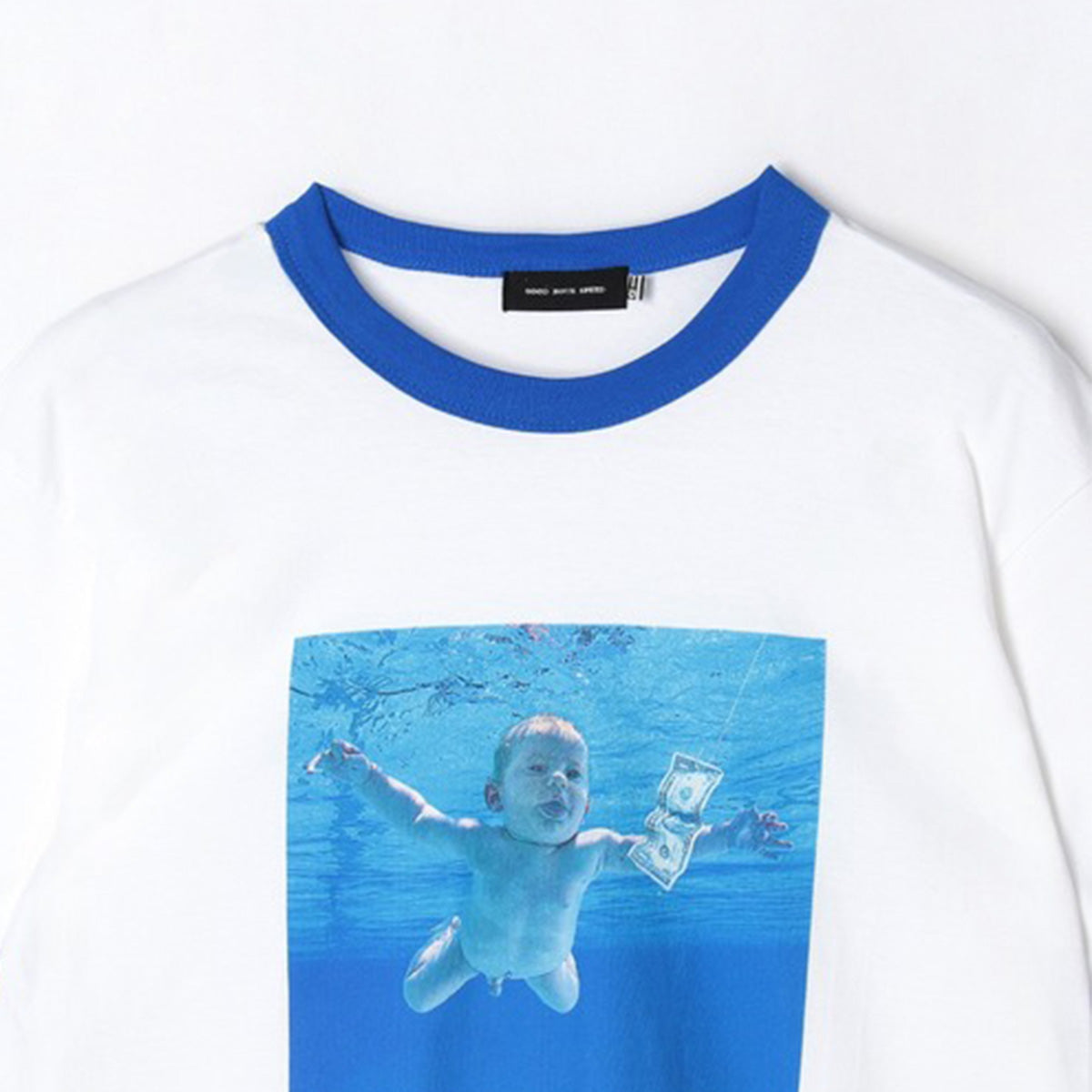 二ルヴァーナ(NIRVANA） NEVER MIND リンガーTシャツ【グッドロック