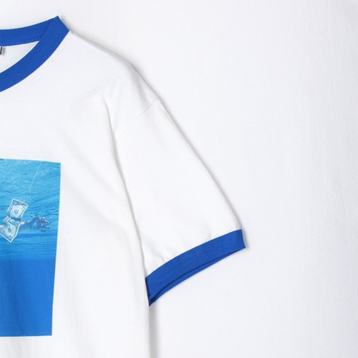 二ルヴァーナ(NIRVANA） NEVER MIND リンガーTシャツ【グッドロック